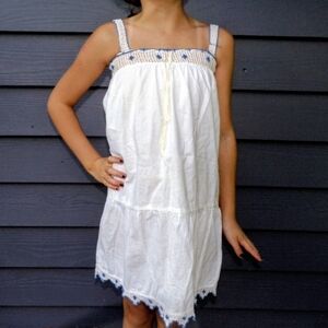 antique EDWARDIAN SLIP cotton dress 5 6 7